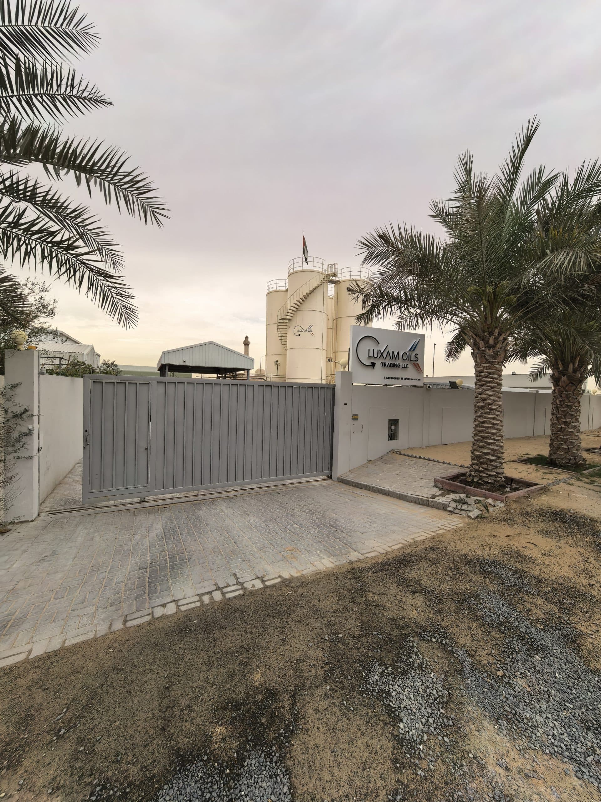 Luxam operations on site — used cooking oil collection in the UAE.
